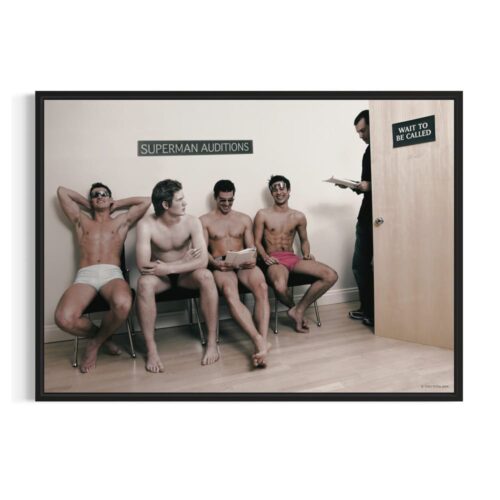 Superman Auditions - 50x70 cm Poster